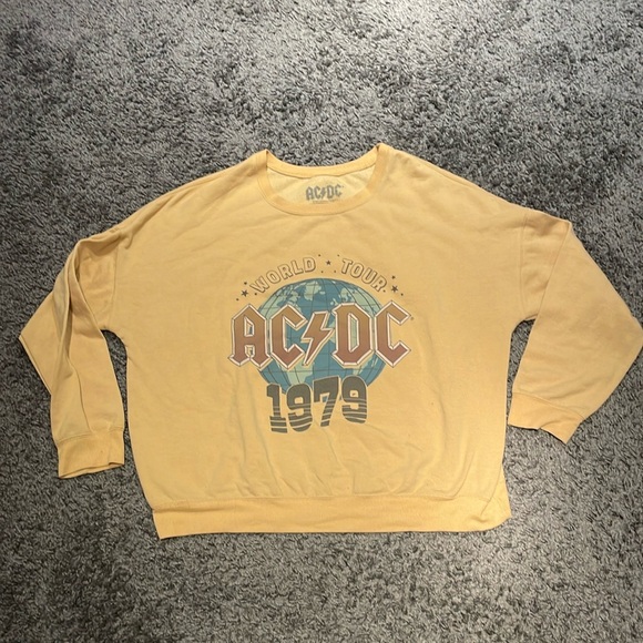 AC/DC | Tops | Ac Dc Crewneck | Poshmark